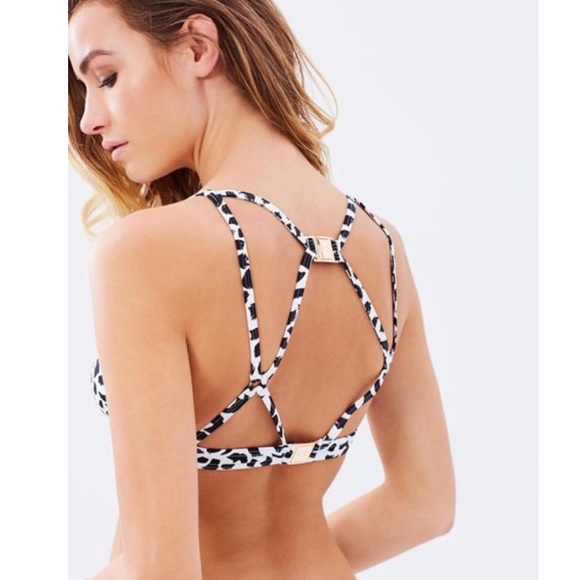 •Kopper & Zink•High Cut Strappy/Cut Out Leopard Bikini•NWT - Picture 5 of 5